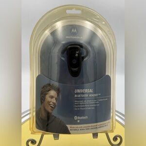 Motorola H350 Universal Bluetooth Headset Ear Hook Black Handsfree Wireless NEW